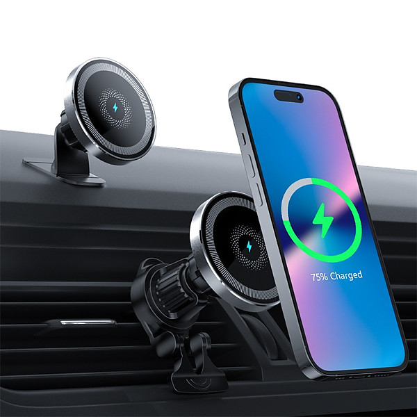 Mankiw맨큐 맥세이프 차량용 고속 무선충전 거치대 송풍구형+대쉬보드형/자동차용품